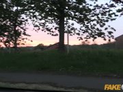 Fake Cop Long legged ebony babe's cop fantasy 1/16