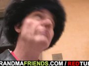 Old bitch takes it from both ends 3/16