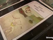 He drills her shaggy old pussy 7/16