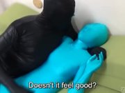 Subtitled Japanese ZENTAI fingerbanging 1/16