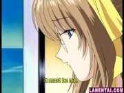 Hentai brunette gives a deep blowjob 5/16