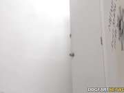 Nina Elle sucks black cocks through Gloryhole 4/16