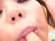 Aya Eikura feels excited to suck and fuck on  12/16