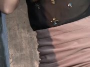 Perfect bodied brunette playing in stockings 2/16