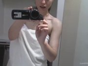 Cute teen takes a hot shower 16/16