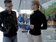 Pick up trick with cute coed 1/16