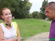 Mofos - Redhead gets picked up in the park 4/16