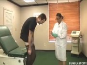 Busty doctor heals a big boner 4/16