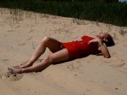 Audrey in the sand 2/16
