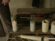 Naked sex slave brought to orgasm by Master 1/16