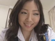 Ayane Okura sweet schoogirl masturbating 10/16