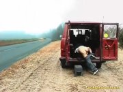 real fuck on big street