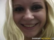 Blonde slut Aralyn Barra loves gloryhole 1/16