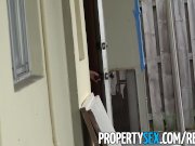 PropertySex - Hot chick busted fucks landlord 2/16