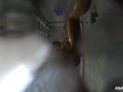 Busty blonde Alix Lynx takes a steamy shower 14/16