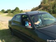 He picks up and bangs 80 years old granny out 11/16