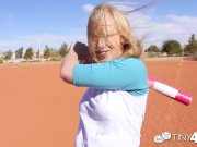 Tiny4k - Sexy Bailey Brookes fucks a big dick 1/16