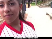 Busty Latina Loves To Play with Balls 4/16