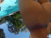 Dani Daniels and Cherie DeVille go for a swim 16/16