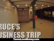 Russian Babe Fucks Stranger For Money 1/16