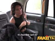 Fake Taxi Ebony babe sucks and fucks in taxi 3/16
