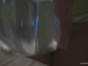 Curvy blonde strips and poses naked 2/16