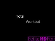 Steamy hardcore workout for tiny tit babe 5/16