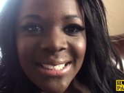 Ebony subslut assfucked and throated by dom 4/16