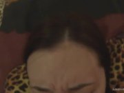 Klara films her face while cumming 12/16