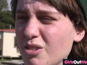 Hairy lesbian soccer player gets licked 1/16