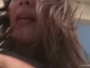 Nadin acting naughty in the bathroom 12/16