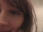 Nadin acting naughty in the bathroom 5/16