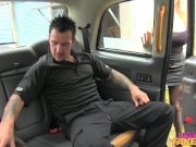 FemaleFakeTaxi Dirty driver gargles cop cum 6/16