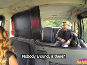 FemaleFakeTaxi Messy facial for busty driver 3/16