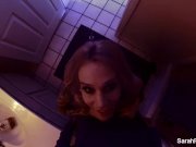 Sarah Jessie gives a BJ in the bathroom 2/16