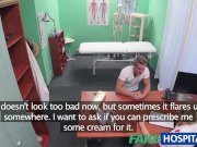 FakeHospital Stud cums over nurses stomach 2/16