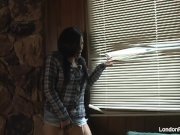 Asian babe London Keyes plays with a toy 1/16