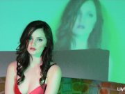 Brunette cutie Lily takes a big black cock 1/16