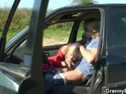 He bangs this old whore on the grass 11/16