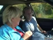 He bangs this old whore on the grass 2/16