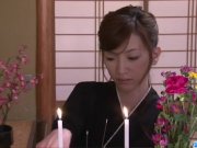 Kanon Hanai devours two cocks in rough 1/16