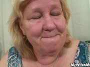 Slim dude fucks huge granny inlaw   6/16