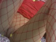 Babe in sexy lingerie masturbation on the bed 4/16