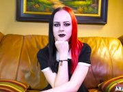 Amateur goth girl in casting couch blowjob 4/16