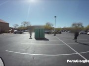 Porta Gloryhole BBW swallows her cum  10/16