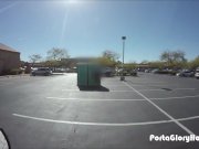 Porta Gloryhole BBW swallows her cum  11/16