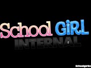 Skinny Schoolgirl Gets Filled With Cum! 1/16