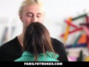 Cute Step-Sister Gets DPed By Brothers 10/16