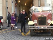 He drills her hairy old pussy 1/16