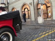 He drills her hairy old pussy 2/16